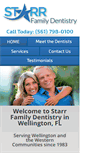 Mobile Screenshot of drstarrdental.com