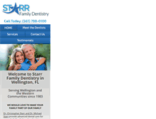 Tablet Screenshot of drstarrdental.com